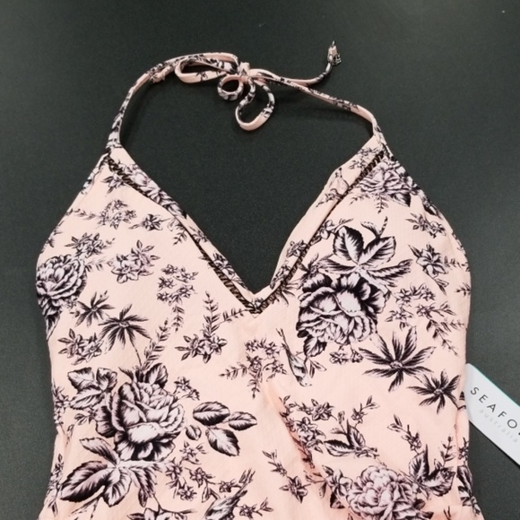 Seafolly Patterned Deep V One Piece Swimsuit- tag cut but never worn - Picture 5 of 7